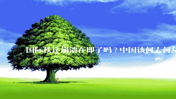 国际秩序崩溃在即了吗?中国该何去何从?